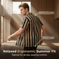 👕 60% RABATT JETZT! 🌊 Herren Wavy Stripe Kubanisches Kragen-Hemd – Atmungsaktive Textur & entspannte Passform – Retro Sommerstil – perfekt für Strand, Urlaub oder heiße Tage 🌴