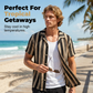 👕 60% RABATT JETZT! 🌊 Herren Wavy Stripe Kubanisches Kragen-Hemd – Atmungsaktive Textur & entspannte Passform – Retro Sommerstil – perfekt für Strand, Urlaub oder heiße Tage 🌴