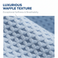 Women's Waffle Knit Two-Piece Lounge Set