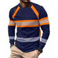 👔 Herren-Sport-Freizeit-Langarmshirt mit Kontraststreifen – atmungsaktiv, elastisch & vielseitig für Training, Alltag & Freizeit 🏃‍♂️🧥