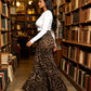 👗 Damen-Maxirock mit Leopardenprint & elastischem Bund – bequem, vielseitig & ideal für Alltag, Strand & besondere Anlässe 🐆🌿