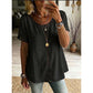 👚50% RABATT JETZT HALBER PREIS🌼🔥 Lässiges Boho-Ausschnitt-Oberteil für Damen ☁️
