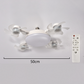 🌀 Deckenventilator mit LED-Licht und Fernbedienung