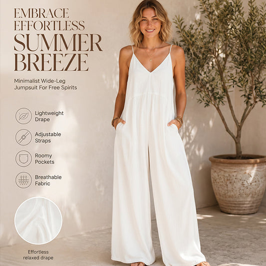 Rückenfreier Jumpsuit für Damen mit Spaghettiträgern