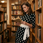 👗🌸  Elegantes Retro-Polka-Kleid – zeitlos, feminin & vielseitig – perfekt für Alltag, Büro & besondere Anlässe