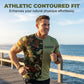 👕 Herren Camouflage Patchwork Rundhals-T-Shirt – lässiger Military-Look, atmungsaktiv & bequem – perfekt für Alltag, Outdoor & Freizeit