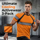 🛡️ 50% Rabatt: Herren Warnschutz T-Shirt | Reflexstreifen & atmungsaktiv für Arbeit & Outdoor