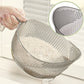 🍚💧 Reisspüle mit integriertem Abtropfsieb – rutschfester Boden, stabiler Griff & feine Löcher für perfekte Wasserabfuhr, ideal für Hülsenfrüchte, Obst & Gemüse