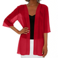 🌟Leichte transparente offene Strickjacke