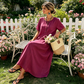 💎 Der Sommerhit 2026 – der Wahnsinn! 👗Maxikleid für Damen mit Knopfleiste und kurzen Ärmeln