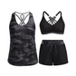 👙🌊3-teiliges Damen-Badeanzug-Set: Tankini mit Shorts🤸