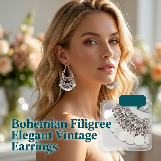Elegante U-formige Vintage-Ohrringe