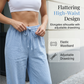 👖 Lässige Damenhose mit geradem Bein
