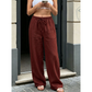 👖 Lässige Damenhose mit geradem Bein
