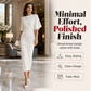 🌟 Der Look, den alle suchen – bei uns 50% günstiger! Elegantes Damenkleid mit U-Boot-Ausschnitt und Flatterärmeln
