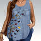 Damen-Tanktop mit Schmetterlingsmuster für den Sommer