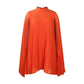 Mini-Kleid für Damen mit Rundhalsausschnitt und Cape-Ärmeln