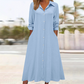 🏆 Verkaufsschlager – jetzt halber Preis! Lässiges Langarm-Shirtkleid für Damen