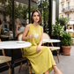 Ärmelloses Freizeitkleid für Damen mit Rundhalsausschnitt – locker sitzendes Maxikleid im Leinen-Look mit Taschen