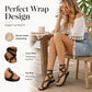 Flache Riemchensandalen für Damen im Gladiator-Stil mit Nieten, Knöchelriemen und Zehenschlaufe – Strandschuhe
