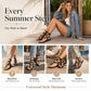 Flache Riemchensandalen für Damen im Gladiator-Stil mit Nieten, Knöchelriemen und Zehenschlaufe – Strandschuhe