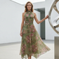 🌴 Sommerkollektion: 50 % Rabatt👗 Elegantes Maxi-Kleid mit Blumendruck & Neckholder – Fließender Stoff, figurschmeichelnd & Boho-Stil – Ideal für Sommer, Urlaub & warme Abende ☀️