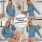 Damen Lässiges Oversized Rundhals-Sweatshirt
