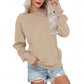 Damen Lässiges Oversized Rundhals-Sweatshirt
