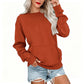 Damen Lässiges Oversized Rundhals-Sweatshirt