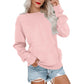 Damen Lässiges Oversized Rundhals-Sweatshirt