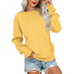 Damen Lässiges Oversized Rundhals-Sweatshirt