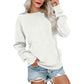 Damen Lässiges Oversized Rundhals-Sweatshirt