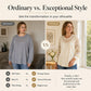 ⌛Zeitlich begrenztes Angebot – Elegantes Patchwork-Oberteil aus Spitze für Damen