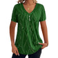 Elegantes bedrucktes Damen-Top mit V-Ausschnitt
