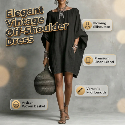 Oversize-Kleid mit Fledermausärmeln für Damen