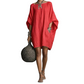Oversize-Kleid mit Fledermausärmeln für Damen
