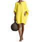 Oversize-Kleid mit Fledermausärmeln für Damen
