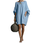 Oversize-Kleid mit Fledermausärmeln für Damen