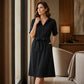 👗 Damen-Shirtkleid mit 3/4-Ärmeln & Gürtel – Figurschmeichelnd, vielseitig & bequem | Perfekt für jeden Anlass