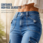 🔥50 % Rabatt 👖 Jeans-Cargo-Shorts – figurbetont & praktisch ✨