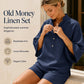 Minimalistisches Freizeit-Set aus Oberteil und Shorts für Damen