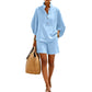 Minimalistisches Freizeit-Set aus Oberteil und Shorts für Damen