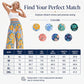 Damen Blumenprint-Hochtaillierte-Weitbein-Hose