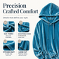 Damen-Sweatshirt aus Samt mit lockerer Passform und Kordelzug