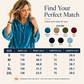 Damen-Sweatshirt aus Samt mit lockerer Passform und Kordelzug