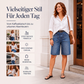 👖Klassische, kurz geschnittene Jeans mit geradem Bein für Damen