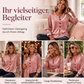 Lässiges Samt-Oberteil mit langen Ärmeln für Damen