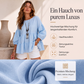 Damen Sommerbluse mit Laternenärmeln und gestuften Rüschen