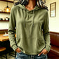 Damen Casual Hoodie mit Kordelzug & Taschen