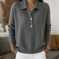 Elegante Strickpullover mit Reverskragen für Damen